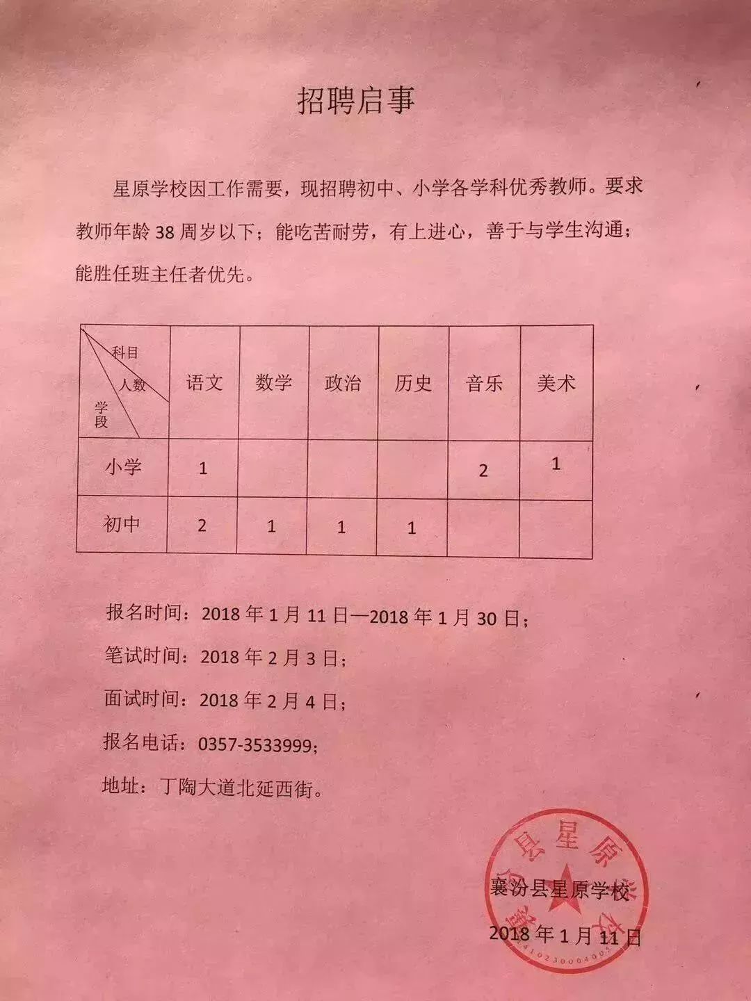 阳城县小学最新招聘信息及其影响分析